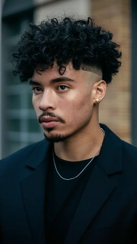 26 Trendy Haircuts for Black Men- Fades, Tapers, Curls, and Modern Styles for Every Look Oval Face Men Haircut Styles, Drop Fade Black Men, Curly Drop Fade, Black Men Haircuts Curly, Fade Black Men, Haircut Oval Face, Haircut Oval, Haircuts For Black Men, Oval Face Men