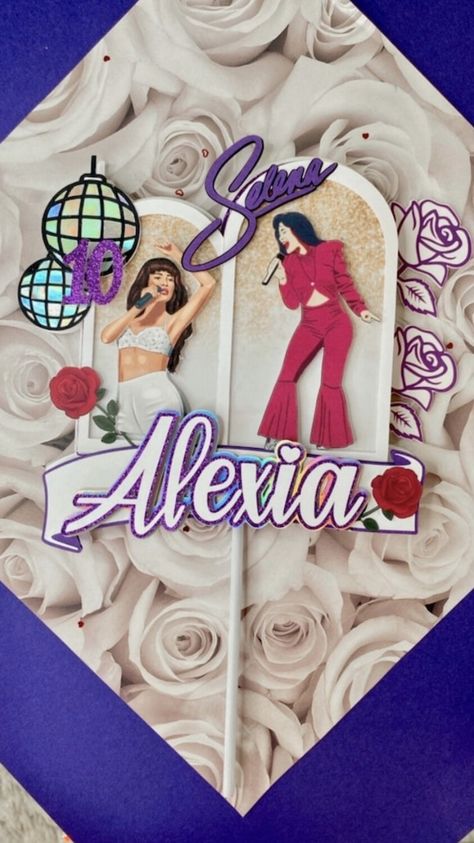 Selena Cake Topper, Como la Flor Birthday, Disco, Selena Party, Selena Quintanilla, Disco Party, Roses, Selena Singer, Selena Cake, Selena Quintanilla Cake, Selena Singer, Selena Party, Birthday Disco, Selena Quintanilla Birthday, Bidi Bidi Bom Bom, 3d Cake Toppers, 3d Cake, Girl Cake