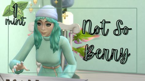 🌿 FINALLY! After almost two years of this channel, I am finally starting the Not So Berry challenge 🌿 Not So Berry Challenge, Moon Pies, Sims 4, Berry, Mint, Moon, Pie