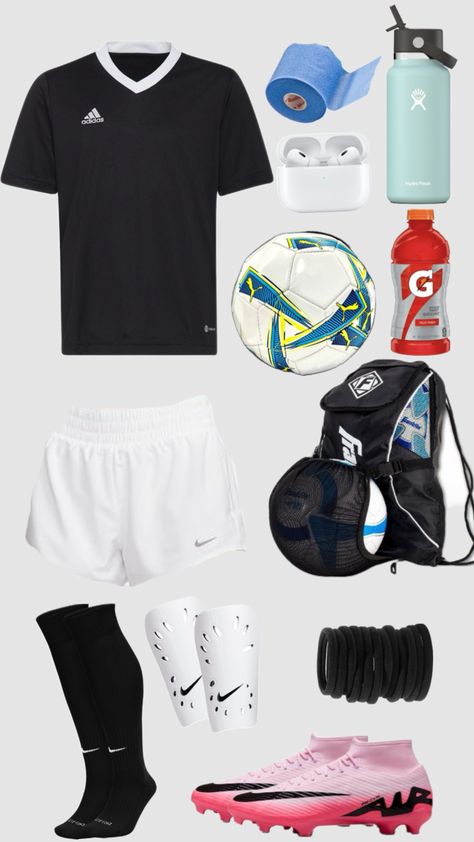 Soccer outfit for girls Soccer Girls Outfits, Vollyball Outfits, Soccer Bag, Soccer Outfit, Soccer Outfits, Girls Soccer, Soccer Girl, Sport Outfits, For Girls