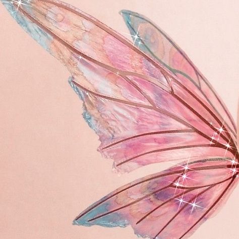 Fairy Wings Aesthetic, Everything Is Love, Fairy Wings Drawing, Pink Fairy Wings, Faerie Aesthetic, Wings Icon, Barbie Fairy, Wings Wallpaper, Klub Winx