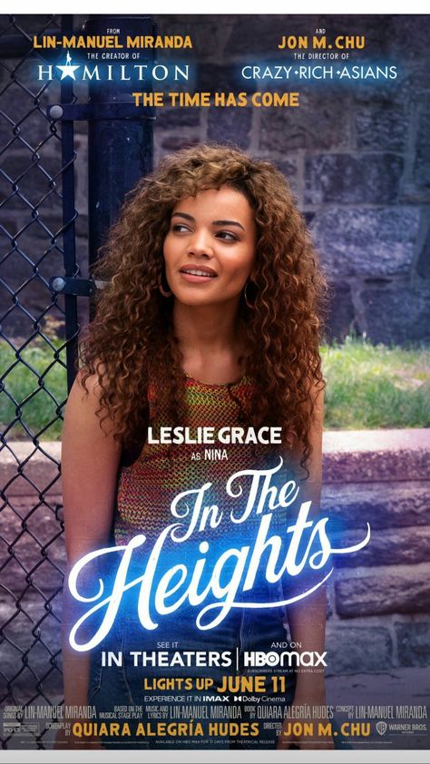 In The Heights Movie, Corey Hawkins, Leslie Grace, New Movie Posters, Crazy Rich Asians, Manuel Miranda, The Heights, Stage Play, Lin Manuel Miranda