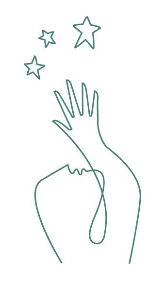 Leo Burnett. Star reacher. Healing Logo, Journaling Quotes, Leo Burnett, Show Of Hands, Award Ideas, People Logo, Old Logo, Yoga Therapy, Reach For The Stars