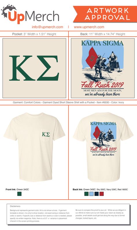 Frat T Shirt Design, Greek Merch, Frat Merch, Kappa Sigma, Merch Ideas, Sigma Kappa, Fraternity, Comfort Colors, Shirt Design