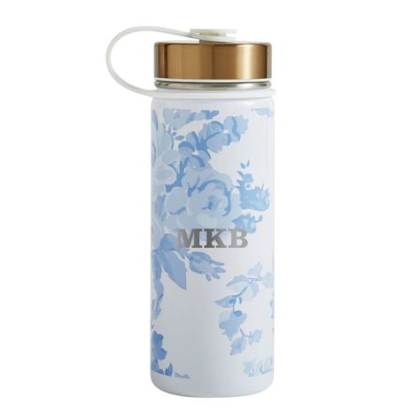 Sip in style and stay refreshingly hydrated with our colorful water bottle. Amply sized and sturdily constructed to keep beverages fresh, this stainless-steel design is dishwasher safe and BPA-free. Trendy Water Bottles, Plan Paris, Best Water Bottle, Email Branding, Mark And Graham, Best Build, Water Bottle Design, Damask Print, Pottery Barn Teen