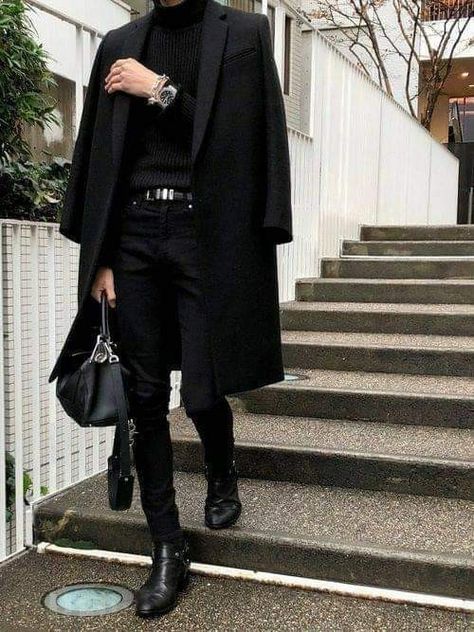 Men Fashion Casual Outfits, Streetwear Men Outfits, Fashion Mode, Grunge Fashion, Outfit Idea, Grunge Outfits, Black Outfit, Aesthetic Fashion, Boy Fashion