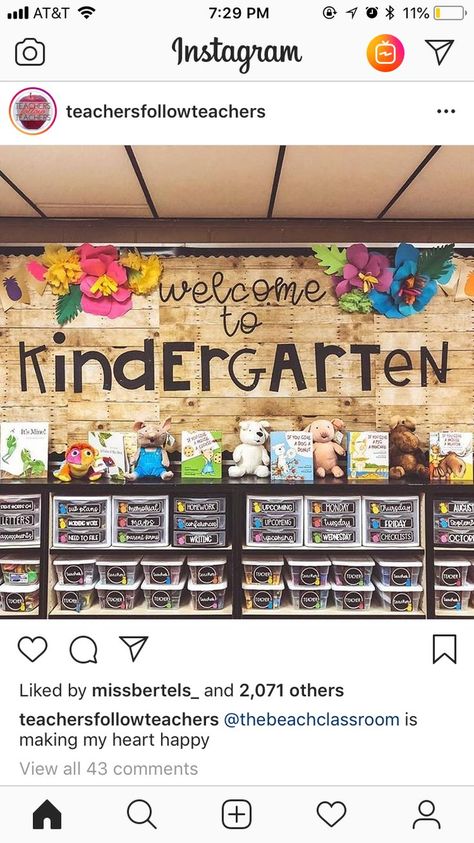 shiplap Kindergarten Classroom Setup, Welcome To Kindergarten, Farmhouse Classroom, Classroom Goals, Classroom Layout, Classroom Organisation, Future Teacher, Kindergarten Class, Class Room