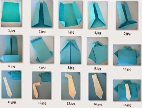 Imagen 0 Origami Shirt, Jw Gifts, Kraf Diy, Paper Crafts Origami, Fathers Day Crafts, Mors Dag, Origami Crafts, Masculine Cards, Fathers Day Cards