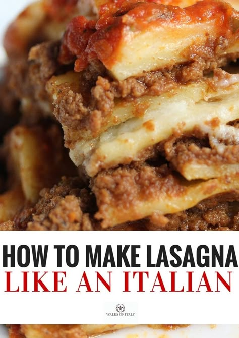 Beschemell Lasagna, Beshemell Lasagna, Authentic Lasagna Recipe, Timpano Recipe, Lasagna Bolognese Recipe, Italian Lasagna Recipe, Authentic Italian Lasagna, Blintzes Recipe, Italian Stew