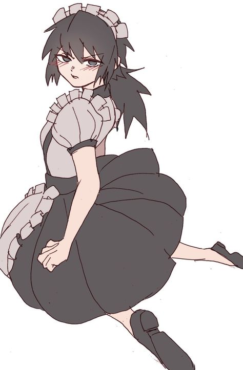 Giyuu Maid Outfit, Giyuu In A Maid Outfit, Demon Slayer Fan Art, Tomioka Giyuu, Maid Outfit, Cafe Style, Random Anime, Kimetsu No Yaiba, Demon Slayer