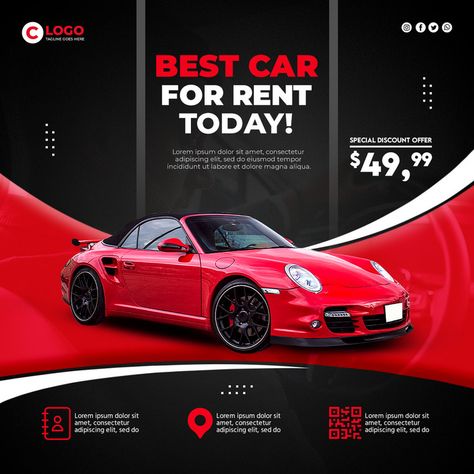 Car Rental Sell Promotion Social Media Instagram Post In Modern Background Template#pikbest#Templates#Others Car Selling Poster, Refer And Earn Creative Ads, Flyer Car, Car Advertisement, Car Advertising Design, Posts Ideas, Modern Background, Scrap Car, Background Template