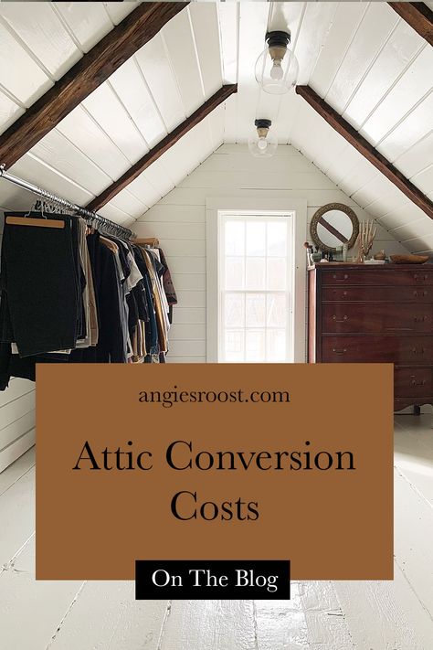 3rd Floor Attic Ideas, How To Finish Attic Space, Attic Finished Storage, Attic To Closet Conversion, Small Dormer Bathroom Ideas, Turning Attic Into Loft, Turn Attic Into Bedroom, Attic Turned Into Closet, Attic Master Closet