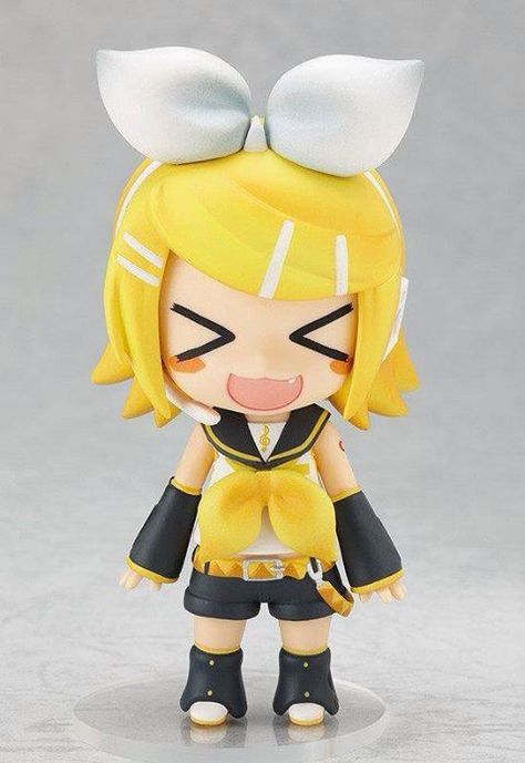 Kagamine Rin <3 Hatsune Miku Chibi, Miku Chibi, Len Y Rin, Nendoroid Anime, Kagamine Rin And Len, Rin Kagamine, Photo Widget, Vocaloid Characters, Kagamine Rin