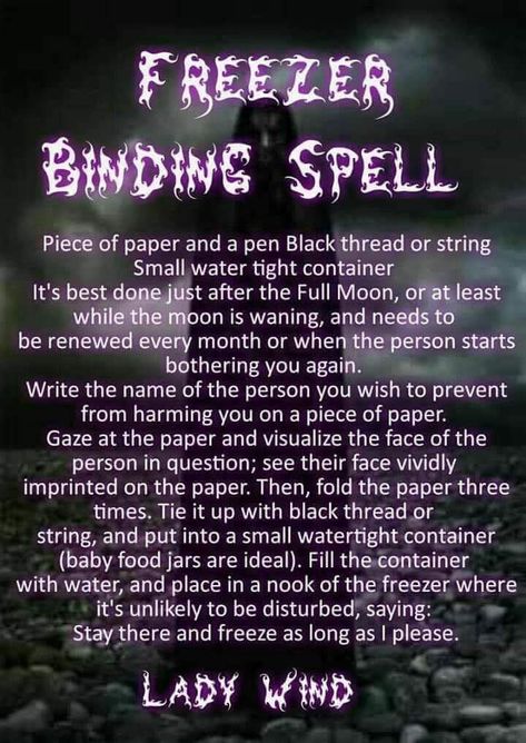 Binding Spell Enemies, Freezer Spell For Enemy, Caramel Moonshine, Enemy Spell, Conjuring Spells, Freezer Spell, Binding Spell, Banishing Spell, Witchcraft Spells For Beginners