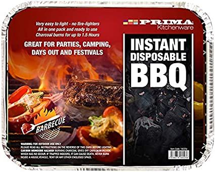 Prima Instant Light Disposable Barbecue BBQ : Amazon.co.uk: Garden Disposable Bbq, Uk Garden, Free Delivery, Festival