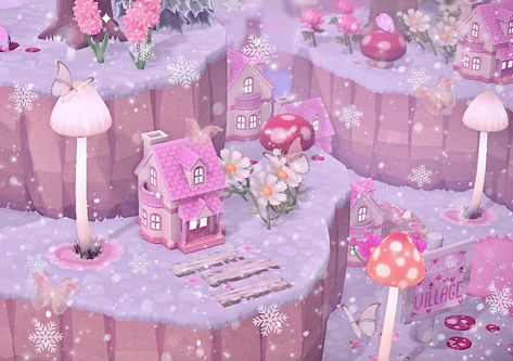 Acnh Villager House Ideas Fairycore, Fairy Core Villagers Acnh, Cute Acnh Greetings, Acnh Fairy Village, Acnh Fairy Garden Ideas, Fairy Core Acnh Island, Fairycore Acnh Villagers, Fairycore Acnh Ideas, Fairy Core Builds Acnh