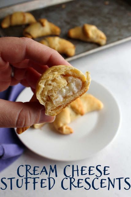 Crescent rolls stuffed with lightly sweetened cream cheese are a perfect treat. They are great for breakfast with a cup of coffee. The best part is they are super easy to put together.  You can be enjoying a flaky pastry in almost no time. Cream Cheese Stuffed Crescent Rolls, Cream Cheese Filled Crescent Rolls, Cheese Stuffed Crescent Rolls, Cheese Filled Crescent Rolls, Filled Crescent Rolls, Stuffed Crescent Rolls, Crescent Roll Dessert, Cream Cheese Crescent Rolls, Cheese Crescent Rolls