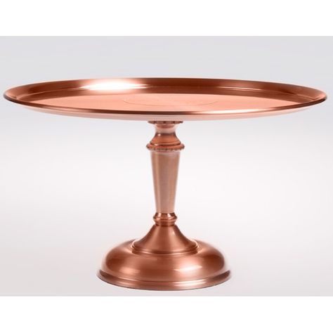 Copper Cake, Copper Christmas, Pedestal Cake Stand, Home Store, Bakeware, Serving Plates, Cake Stand, Cookware, Wedding Cakes