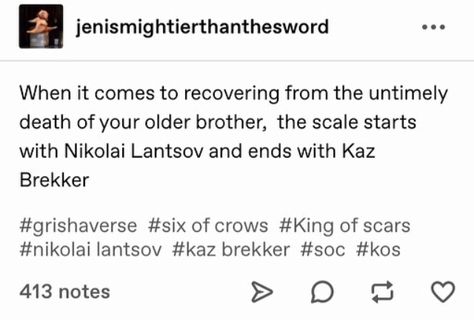 Kaz And Nikolai, Book Memes Funny, The Grishaverse, Shadow Bone, Six Of Crows Characters, Crow Books, Grisha Verse, Caw Caw, Grisha Trilogy