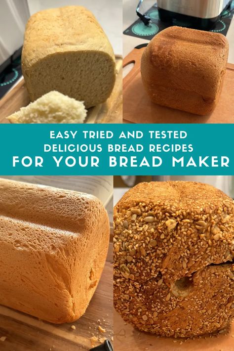 My Tried and Tested Bread Making Machine Recipes for Irresistible Bread Toastmaster Bread Machine Recipes, Basic Bread Machine Recipe, Basic White Bread Recipe, Bread Making Machine, Best Bread Machine, Bread Sauce, White Bread Recipe, Tasty Bread Recipe, Bread Maker Recipes