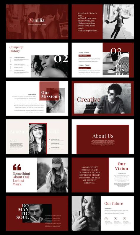 presentation design Sleek Presentation Design, Pitch Document Design, Slides Layout Design, Business Portfolio Design, Keynote Presentation Design, Louise Fili, Ppt Template Design, Type Of Business, Modern Presentation