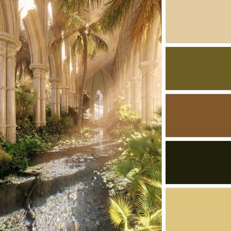 Solarpunk Color Palette, Solar Punk, Experiential Design, Art Challenge, Experiential, Color Inspiration, Color Palette, Solar, Color