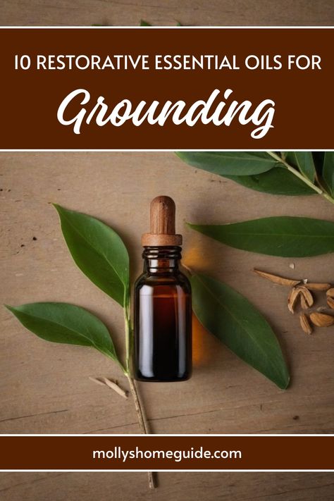 Discover the power of grounding essential oils to find balance and calm in your daily life. Whether you're looking to center yourself through meditation or release stress, these fragrant oils can help. Try incorporating Clary sage, Frankincense, Lavender, Eucalyptus, Patchouli, Sandalwood, Guaiacwood, or Vetiver into your routine for a sense of grounding and peace. Grounding Essential Oil, Spruce Essential Oil, Rosewood Essential Oil, Oil Image, Grounding Meditation, Center Yourself, Myrrh Essential Oil, Lavender Recipes, Vetiver Essential Oil