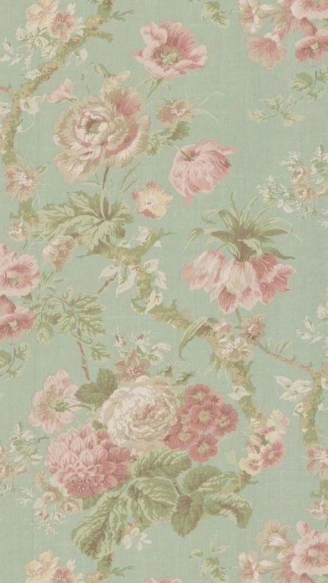 Vintage Wallpaper Patterns, Shabby Chic Wallpaper, Floral Wallpapers, Vintage Floral Wallpapers, Victorian Wallpaper, Vintage Flowers Wallpaper, Chic Wallpaper, 3d Cnc, Wallpapers Cute