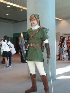 Zelda Costume Diy, Link Zelda Costume, Link Tunic, Zelda Costume, Link Costume, Link Halloween, 2b Cosplay, Couple Cosplay, Link Cosplay