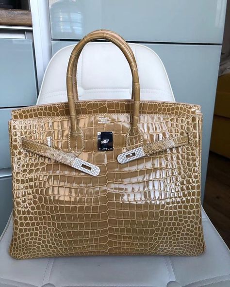 Croc Birkin, Most Expensive Handbags, Fancy Stuff, Expensive Handbags, Most Expensive, Hermes Birkin, Birkin Bag, Kate Spade Top Handle Bag, Top Handle Bag