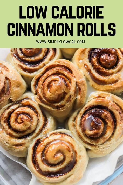 These Low Calorie Cinnamon Rolls are a wholesome twist on a classic favorite. They're perfect for a cozy weekend morning or a special occasion. Whip up a batch and savor every bite! 100 Calorie Breakfast Ideas, Low Recipes Calorie, Healthy Weekend Snacks, Low Calorie On The Go Breakfast, Low Calorie Breakfast Pastries, Quick Low Calorie Breakfast, Low Calorie Rolls, Low Calorie Roll Ups, Low Calorie Baking Recipes