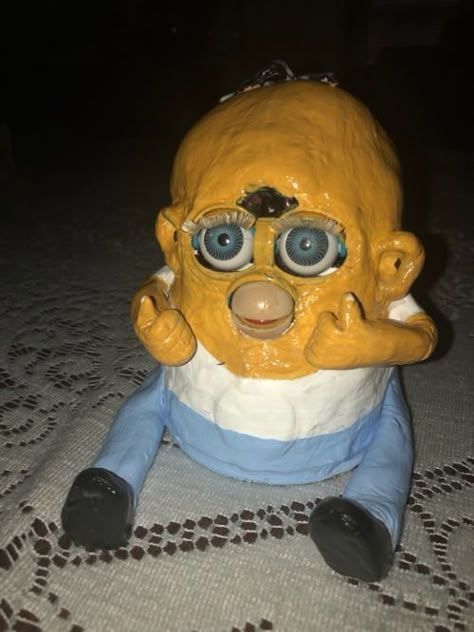 Cursed Furby, Long Furby, Cursed Image, Cursed Memes, Weird Images, 웃긴 사진, Reaction Pics, F U, Spirit Animal