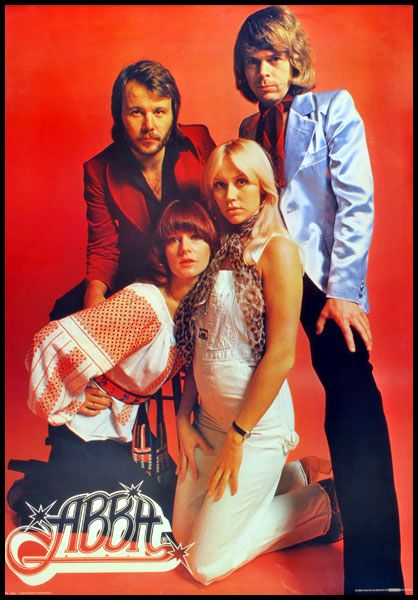 ABBA on one of the classic Scandecor 70 x 100 cm posters. This picture was also used as the card they signed and sent to their fans (1975). Frida Abba, 70's Party, Abba Mania, 30 November, Studio Portrait, Mia 3, Rock Concert, November 30, Band Posters