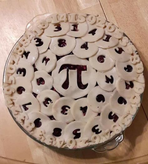 Pie I made for Pi Day 2021 Pi Day Pie, Crust Designs, Pi Pie, Pie Crust Designs, Easy Pie, Pi Day, Pies & Tarts, Dinner Menu, Pie Crust