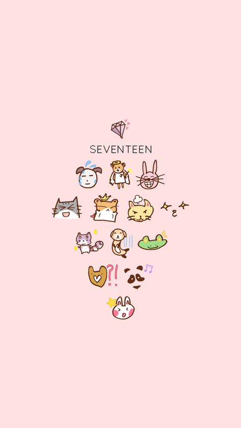 clearmilkyway — SEVENTEEN X LINE Wallpaper like/reblog if you use... Bongbongie Seventeen, Seventeen Wallpaper Kpop, Seventeen Lyrics, Line Wallpaper, Seventeen Fanart, Seventeen Wallpaper, Carat Seventeen, Seventeen Memes, Won Woo