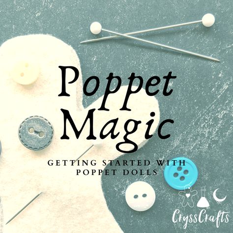 Poppet Magick Spells, How To Make A Poppet Witchcraft, Poppets Magick How To Make, Diy Poppet Dolls, Poppets Witchcraft, Protection Poppet, Poppet Magick, Poppet Dolls, Luciferian Witchcraft