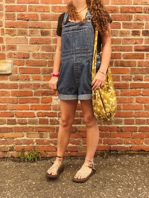 overalls outfit  chacos outfit Chaco Outfit Jeans, Black Chacos Outfit, Chacos Outfit Summer, Chaco Sandals Outfit, Chaco Outfit Summer Casual, Outfits With Chacos, Chacos Sandals Outfit, Chaco Outfit, Chaco Outfits