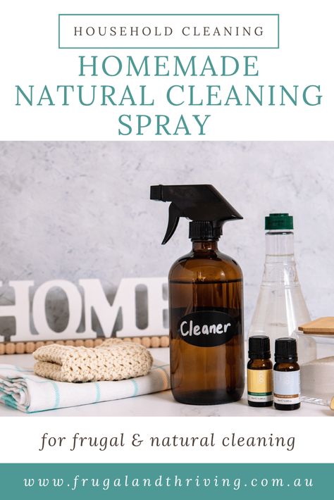 Save money & reduce waste with an all-purpose, homemade cleaning spray. Great for removing grime & keeping surfaces fresh & clean. Homemade Cleaning Spray, Diy Natural Cleaners, Homemade Bleach Alternative, Homemade All Purpose Cleaner, Natural Cleaners Diy, Homemade Bleach, Cleaner Living, All Natural Cleaners, Sustainable Cleaning