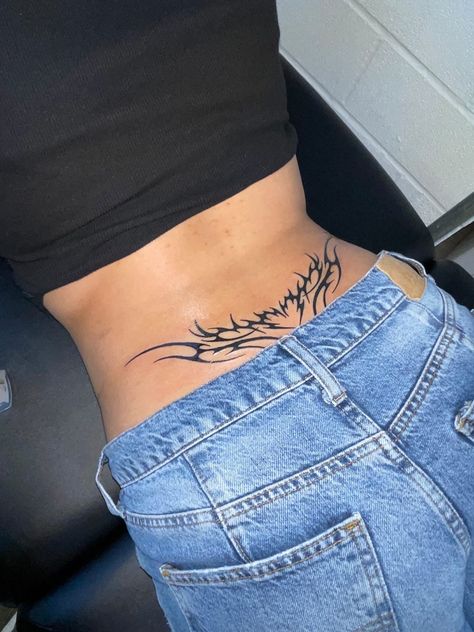 Lower Back Tat, Lower Back Tattoos For Women, Watermelon Tattoo, Back Tattoos For Women, Lower Back Tattoo Designs, Tattoo Cute, Waist Tattoos, Grunge Tattoo, Armband Tattoos