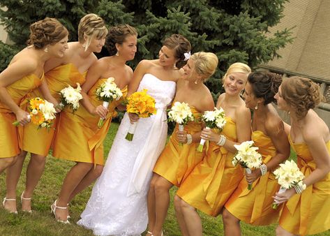 A Castle Wedding in Golden Yellow Dessy Bridesmaid Dresses, Men's Formal Wear, Wedding Vest, Junior Bridesmaids, Grey Bridesmaids, Fall Bridesmaid Dresses, Girls Dress Shop, Eclectic Wedding, Elegant Bridesmaid Dresses