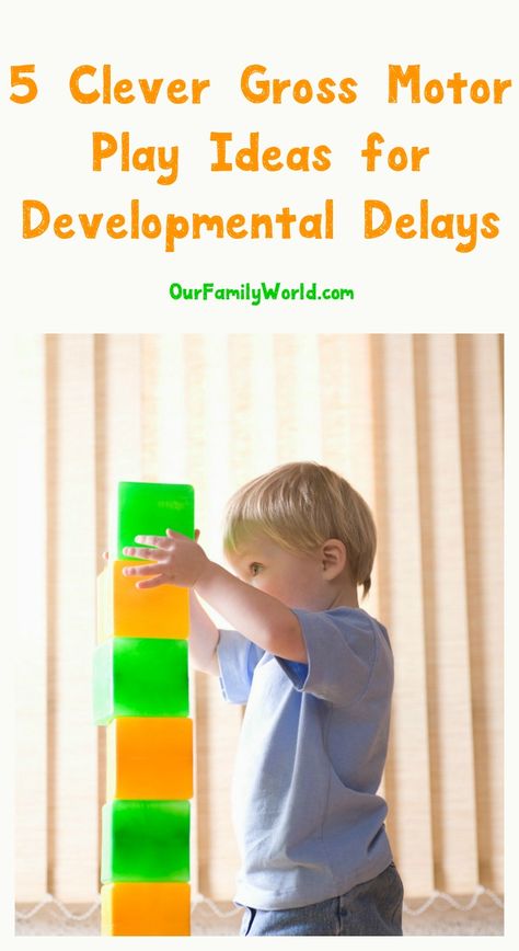 Trying to encourage your tot towards milestones & overcome developmental delays? Give these gross motor play tactics a go. Developmental Therapy, Global Developmental Delay, Therapy For Kids, Developmental Activities, Kids Therapy, Newborn Activities, Intervention Strategies, Child Development Activities, Development Milestones