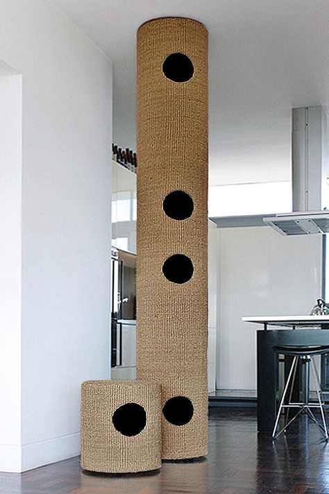 Hicat® | Floor-To-Ceiling Cat Climbers & Bespoke Cat Furniture Cat Tree Floor To Ceiling, Cat Houses, Floor To Ceiling Cat Pole, Cat Wall Furniture Diy, Cat Tube, Cat Parkour Wall, Cat Room Diy, Modular Cat Tree, Diy Cat Tower