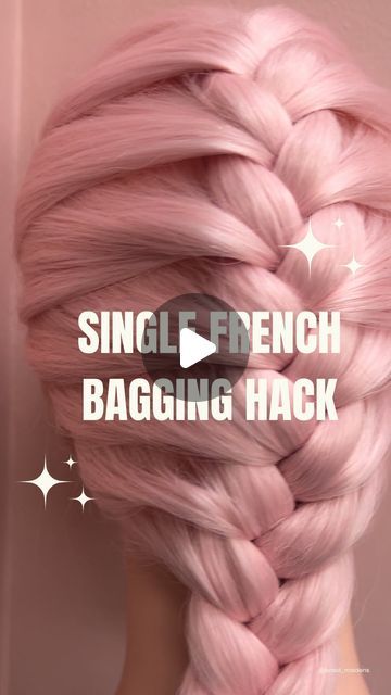 Braid Maidens™️- Annis - We teach you braiding and we braid you on Instagram: "You asked.
We listened.

How to banish the bag on a single French plait.

Be sure to save for later!

It’s slightly different on the Dutch. Want to a video for that?" Single French Braid, French Plait Hairstyles, Single Plaits, Plait Styles, French Plait, Single Braids, Plaits Hairstyles, Save For Later, Plaits