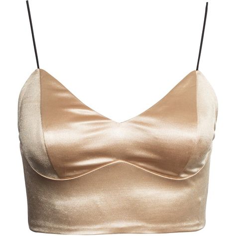 Nly One Slinky Strap Top ($20) ❤ liked on Polyvore featuring tops, shirts, bralettes, gold, womens-fashion, tall tops, short shirts, short white shirt, white top and shirts & tops Gold Bralette, White Bralette Top, Strappy Shirt, Tops Gold, Cropped White Shirt, Crop Tops Shirts, Gold Crop Top, Shirts Crop, Strappy Crop Top