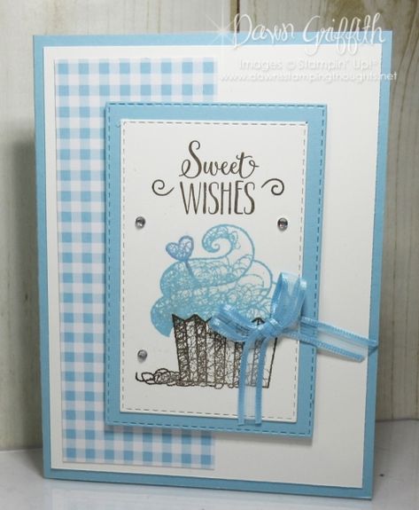 Stampin Up Hello Cupcake, Birthday Card Video, Cupcake Birthday Cards, Cupcake Cards, Birthday Husband, Ideas Cupcakes, Hello Cupcake, Cupcake Card, Cupcakes Birthday