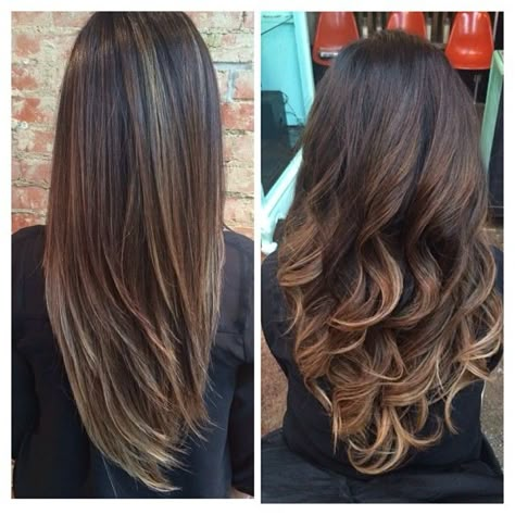 Balayage Hair Color And Cut, Balayage Highlights, Hair Envy, Love Hair, Great Hair, Ombre Hair, Blonde Highlights, Cute Hair, Hair Designs