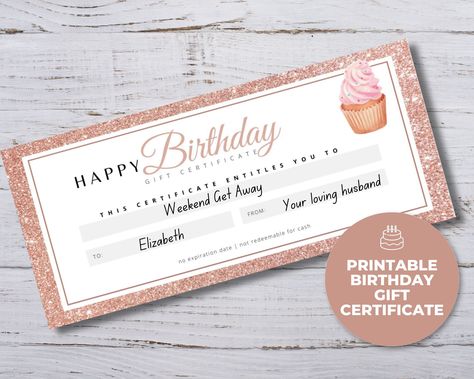 Free gift certificate template