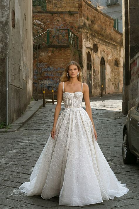 BERTA Bridal Fall 2020 Collection - The Wedding Notebook magazine Dr Wedding, Homecoming Dress Stores, Gaun Tulle, Berta Wedding, Berta Wedding Dress, The Princess Bride, Berta Bridal, Chic Wedding Dresses, Homecoming Ideas