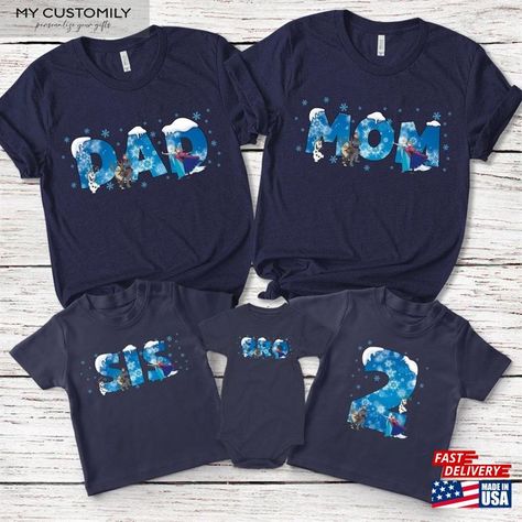 Custom Frozen Birthday Shirt Family Personalized Sweatshirt T-Shirt Check more at https://mycustomily.com/product/custom-frozen-birthday-shirt-family-personalized-sweatshirt-t-shirt/ Frozen Shirt, Frozen Birthday Shirt, Disney On Ice, Birthday Party Outfits, Frozen Birthday Party, Frozen Party, Frozen Birthday, Movie Shirts, Mom Birthday