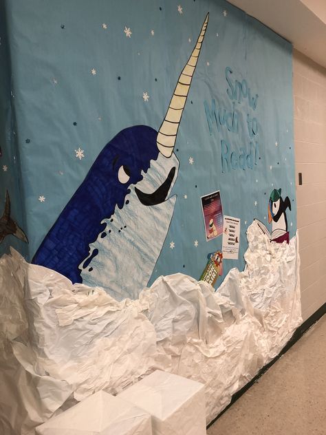 Arctic Room Decor, Arctic Decorations Classroom, Arctic Classroom Transformation, Arctic Bulletin Board Ideas, Arctic Crafts, Writing Celebration, Arctic Decorations, Operation Arctic Vbs, Arctic Vbs